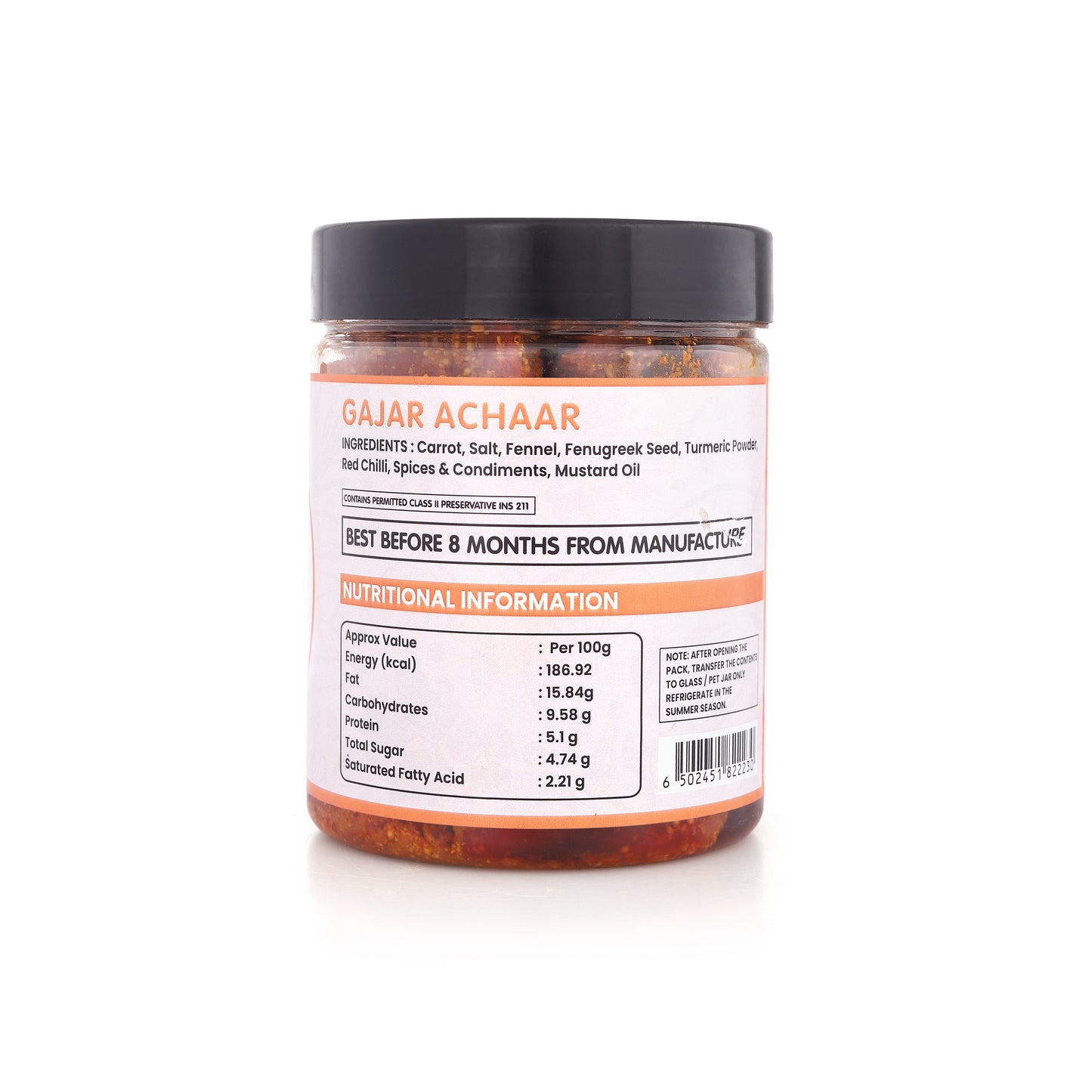 Gajar Achaar (Carrot Pickle)