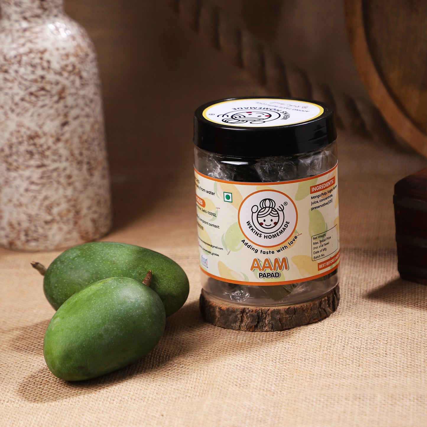 Green Aam Papad (Mango Papad)