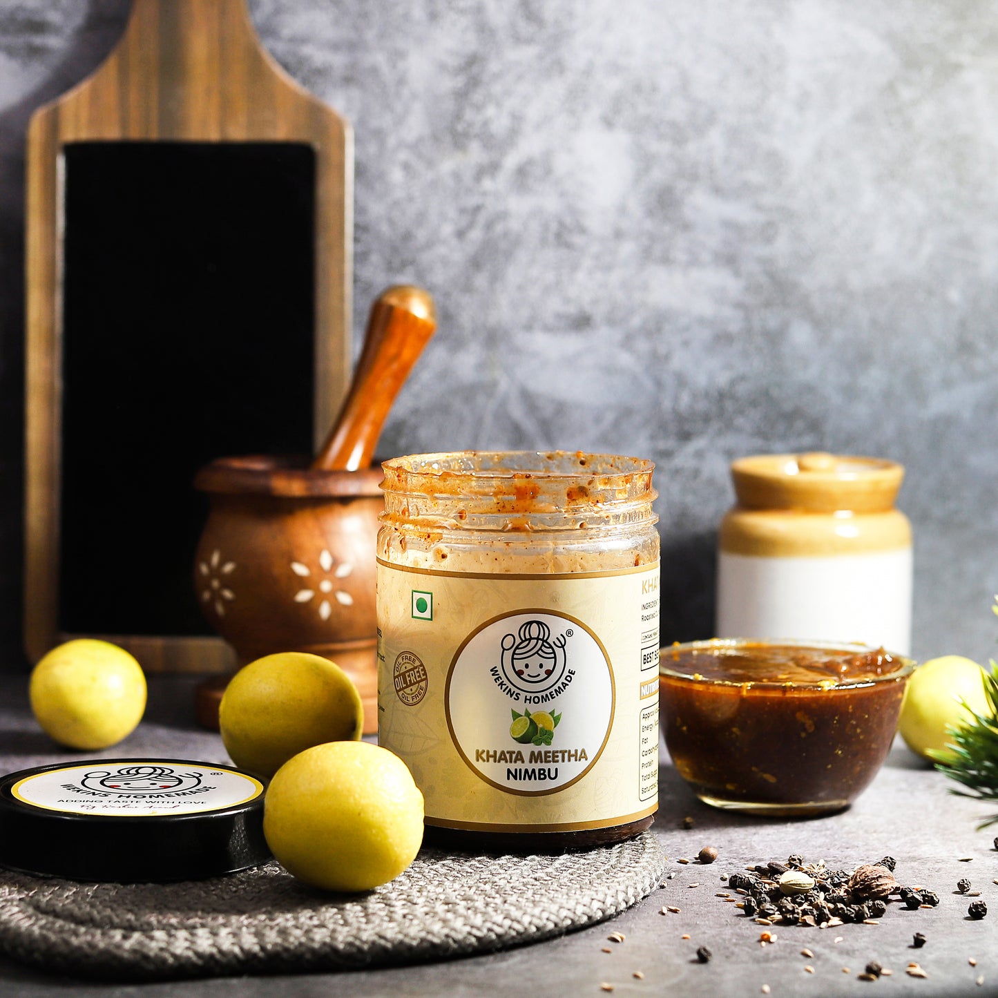 Khata Meetha Nimbu Achaar (Lemon Pickle)