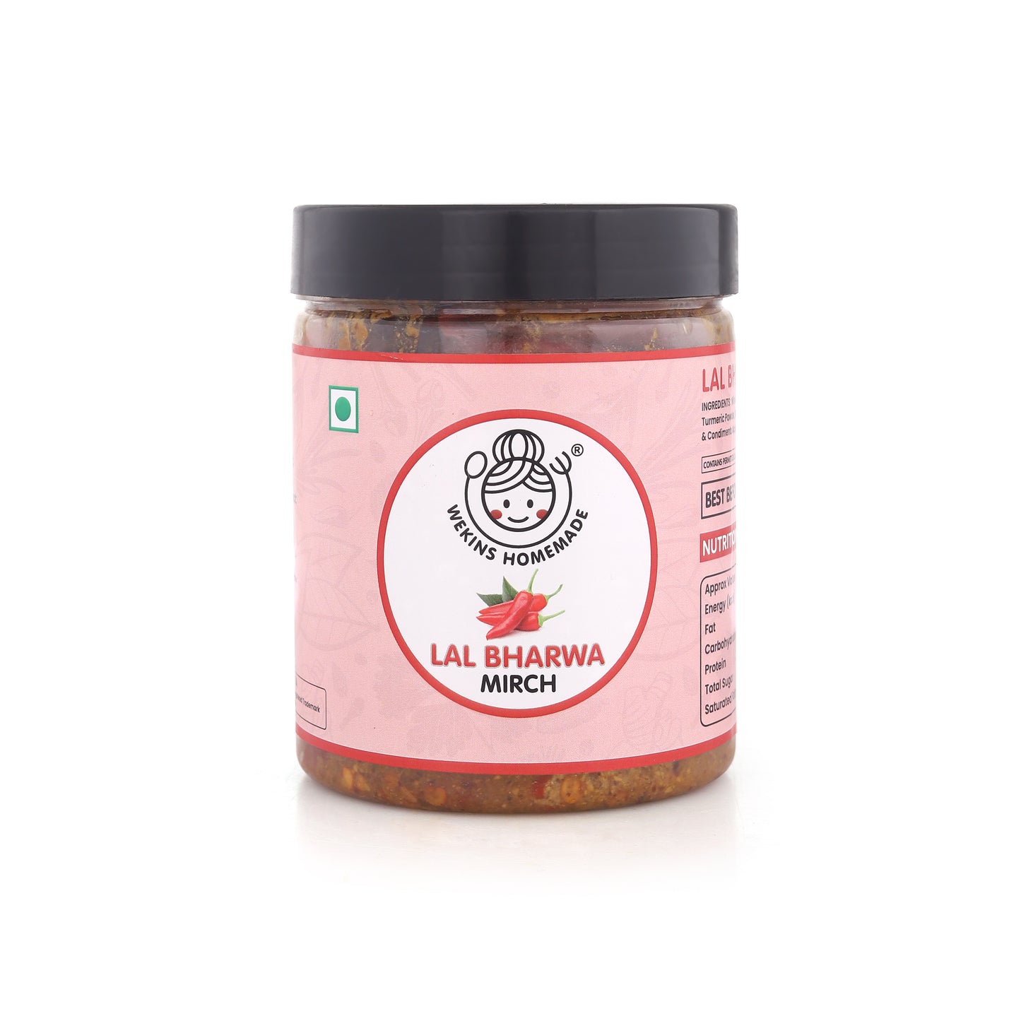 Lal Bharwa Mirch Achaar (Red Stuffed Chilly Pickle)