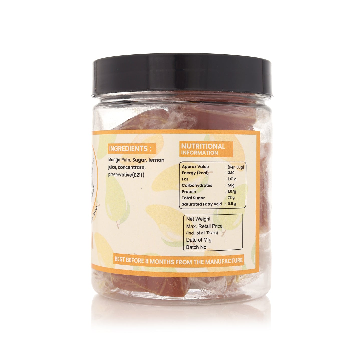 Orange Aam Papad (Mango Papad)