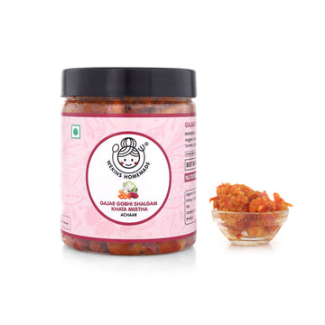 Khatta Meetha Gajar Gobhi Shalgam Achaar (Winter Mix Pickle)