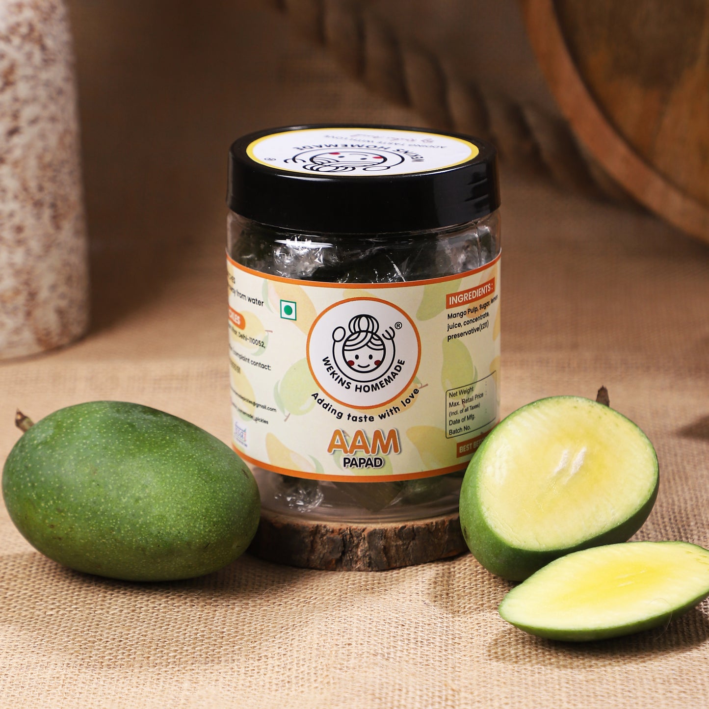 Green Aam Papad (Mango Papad)