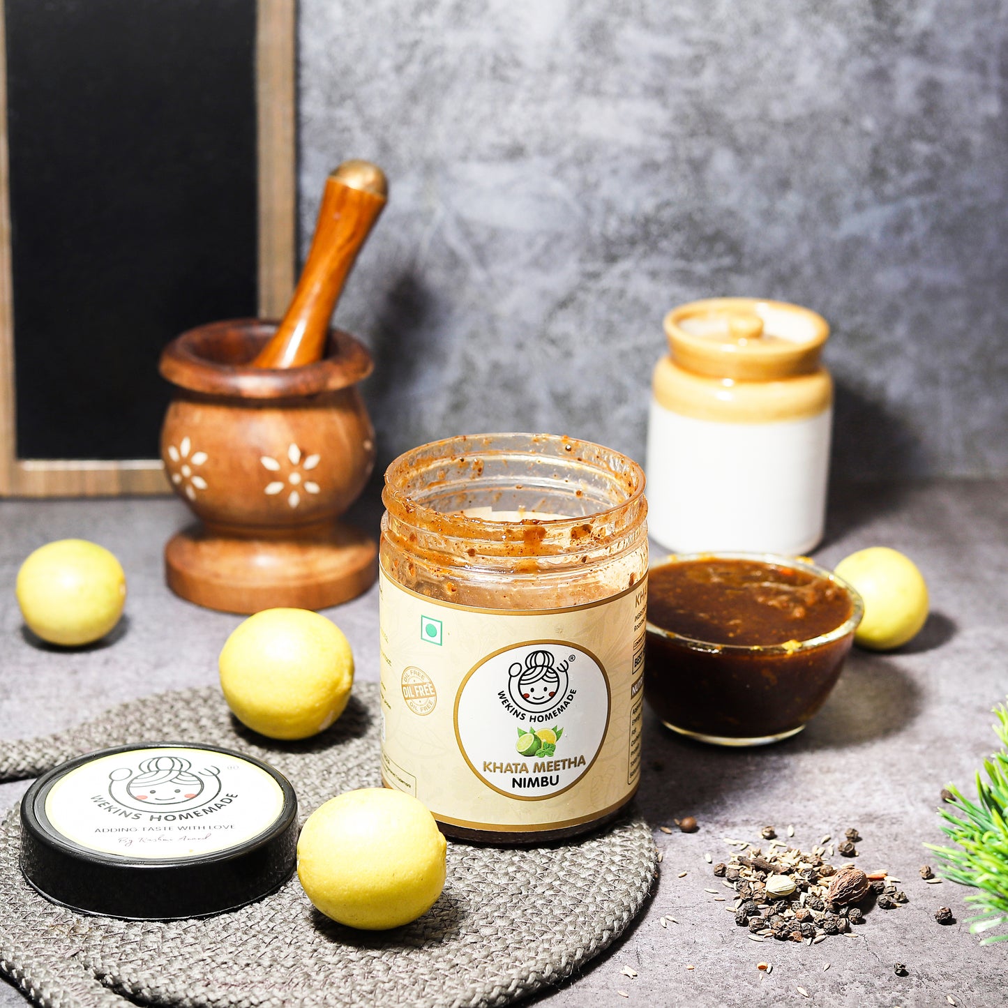 Khata Meetha Nimbu Achaar (Lemon Pickle)