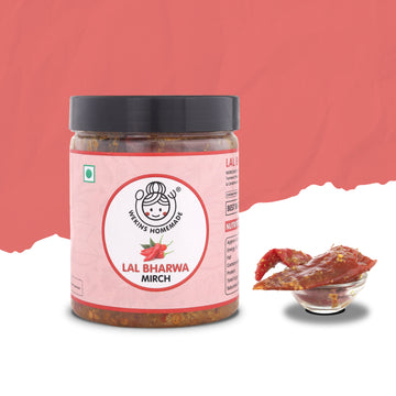 Lal Bharwa Mirch Achaar | Red Stuffed Chilly Pickle|  Sun Dried