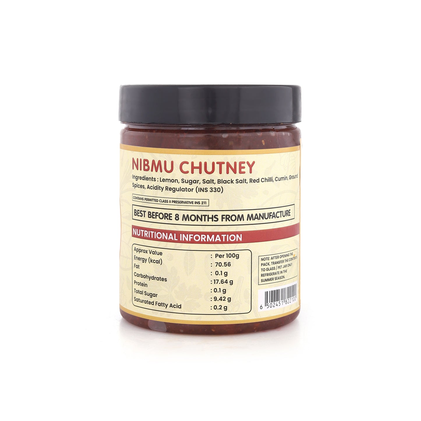 Nimbu Chutney (Lemon)