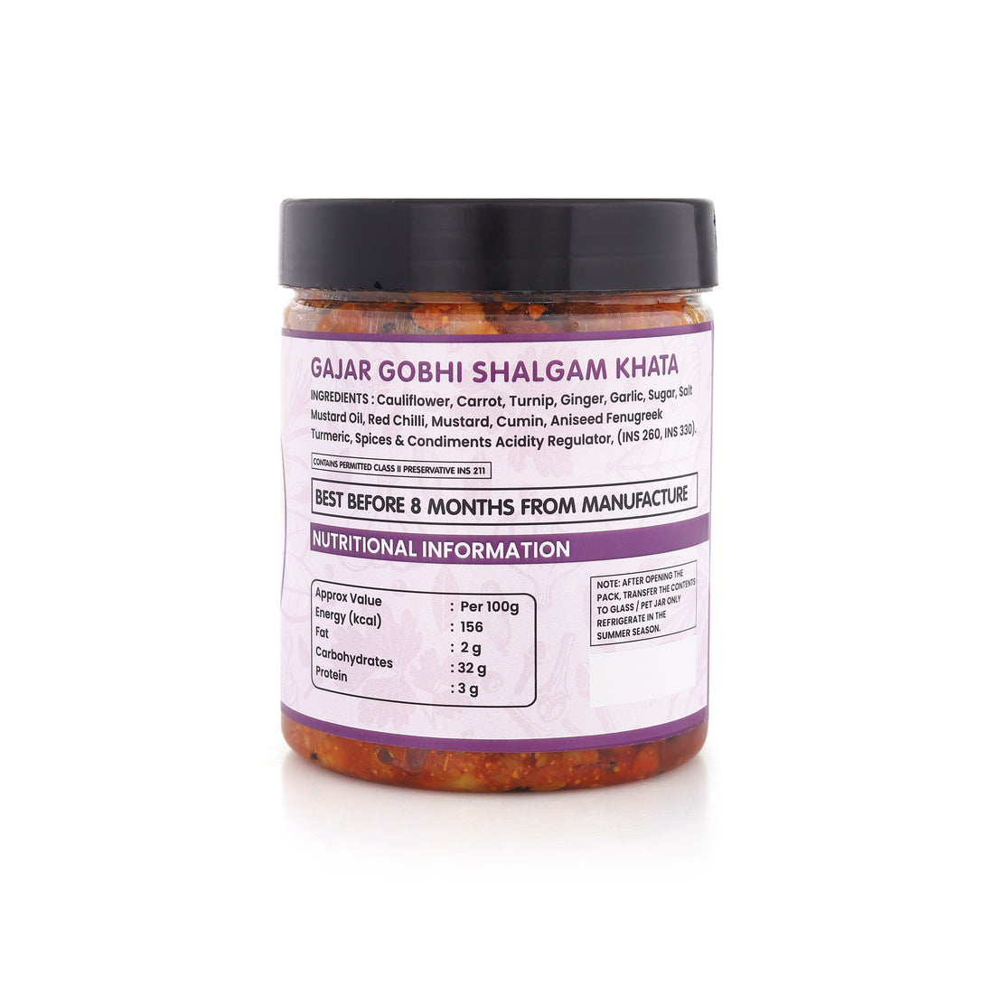 Gajar Gobhi Shalgam Khata Achaar (Winter Mix Pickle)