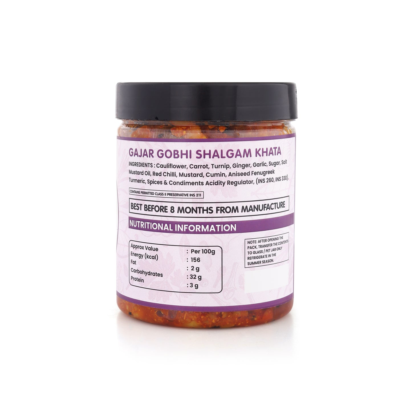 Gajar Gobhi Shalgam Khata Achaar (Winter Mix Pickle)