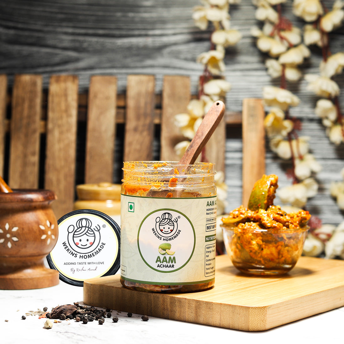 Combo Pack of 2 Pickles | Ramkela Aam Achaar + Lal Bharwa Mirch